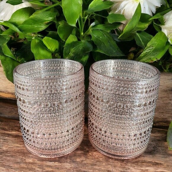 D&V By Fortessa Jupiter Double Old Fashion Glass 10oz Tumbler Set 2 Tumblers VTG - Picture 3 of 13